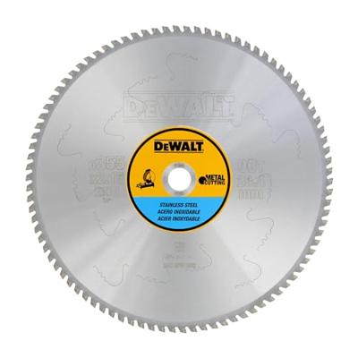DeWalt Accessoires Cirkelzaagblad Inox/RVS Stationair 355x25.4x90T 1.75/2.15 MTCG+R +10° - DT1922-QZ DeWalt Accessoires Cirkelzaagblad Inox/RVS Stationair 355x25.4x90T 1.75/2.15 MTCG+R +10° - DT1922-QZ
