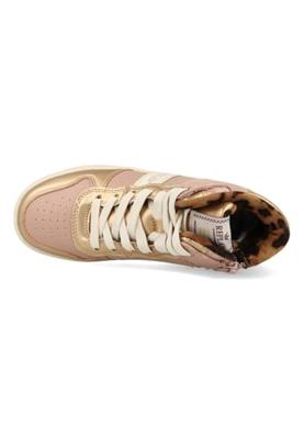Replay Epic JR Boot Girl 4 JZ430012S-3412 Roze / Goud-32 maat 32