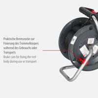 Brennenstuhl 1215056 Kabelhaspel 25.00 m Zwart Randaarde stekker - thumbnail