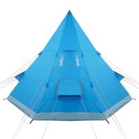 VidaXL Tipitent 4-persoons waterdicht blauw - thumbnail