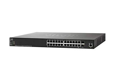 Cisco SG550XG-24T 24 Poorten Beheerbare Ethernet-switch - Stack-poort - 1 SG550XG-24T-K9-UK