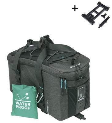 Basil Discovery 365D M MIK Fietstas 9L - Zwart Melee - Sportief & Licht