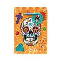 Dia de los Muertos Mexicaans Doodshoofd - Cadeautasje Medium - thumbnail