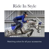 LeMieux Zadeldek Suede petrol maat:vs full - thumbnail