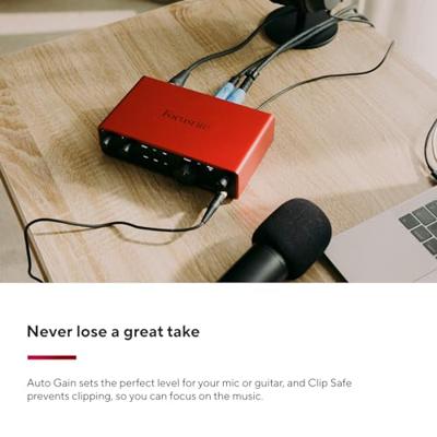 Focusrite Scarlett 2i2 USB-C 4th Gen - audio-interface - thumbnail