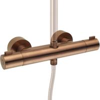 Ben Lavion Reno douche thermostaatkraan t.b.v. Ben Lavion regendoucheset geborsteld koper pvd-coating - thumbnail