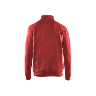 Blåkläder Sweatshirt met halve rits 33691158 | Rood | Maat 3XL - 7330509466179