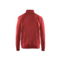 Blåkläder Sweatshirt met halve rits 33691158 | Rood | Maat 3XL - 7330509466179 - thumbnail