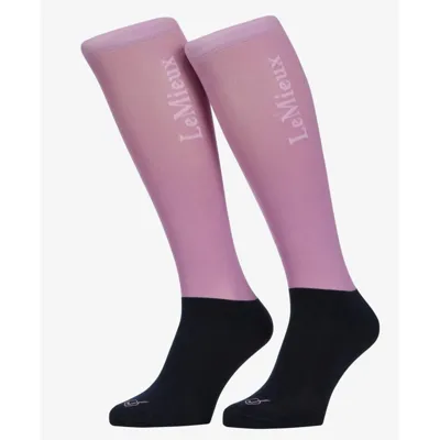 LeMieux Competition socks 2pack SS26 roze maat:m LeMieux Competition socks 2pack SS26 roze maat:m