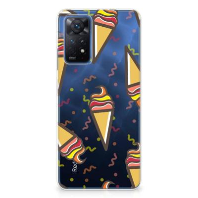 Xiaomi Redmi Note 11 Pro 5G | Siliconen Case | Icecream Xiaomi Redmi Note 11 Pro 5G | Siliconen Case | Icecream