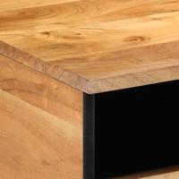 Salontafel with Drawer Bruin 80 x 54 x 40 cm Massief acaciahout - thumbnail