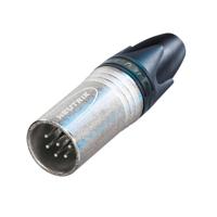 Neutrik NC6MXX XLR-connector Stekker, recht Aantal polen: 6 Zilver 1 stuk(s) - thumbnail