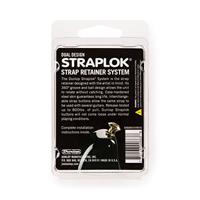 Dunlop SLS1033BK Straplok Strap Retainers Dual Design Black - thumbnail