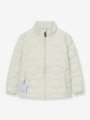 MATNAVA MINI A TURE lichtgewicht gewatteerde jas voor kinderen amandelgroen