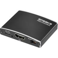 SpeaKa Professional SP-HDMIS-200 HDMI-splitter Met aluminium behuizing, Ultra HD-geschikt 3840 x 2160 Pixel Zwart - thumbnail