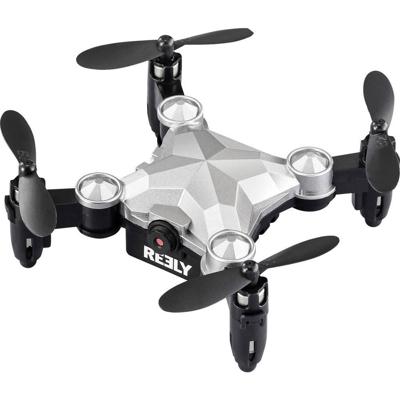 Reely Suitcase mini drone Drone (quadrocopter) RTF Beginner, Luchtfotografie Zilver-zwart