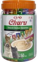 INABA Churu Varieties Chicken and tuna - Kattensnoepje - 50 x 14g - thumbnail