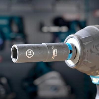 Makita E-16455 Impact Black Krachtdop 1/2" lang | 14 mm