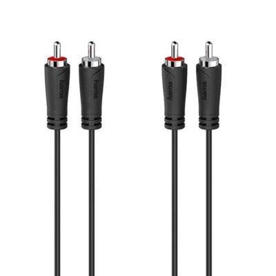 Hama AUDIOKABEL, 2 CINCH-STEKKERS - 2 CINCH-STEKKERS, 1,5 M Audio kabel