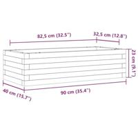VidaXL Plantenbak 90x40x23 cm geïmpregneerd grenenhout - thumbnail