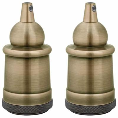 Lamphouders 2 st brons E27 Lamphouders 2 st brons E27