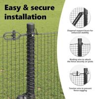 VidaXL Afrasteringspaal grijs 25 x 1,2 m (16 x 16 mm gaas) - thumbnail