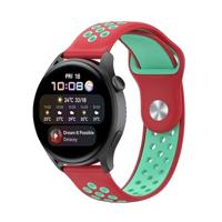 Garmin Vivoactive 4 / 4L - Sport Edition Siliconen band - Rood + mintgroen - thumbnail