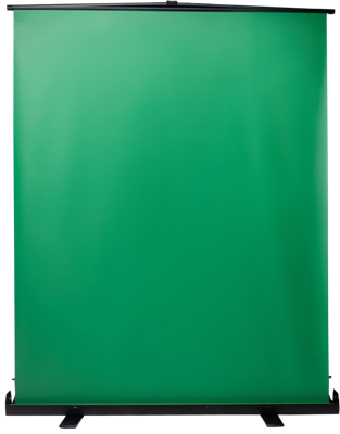 StudioKing Roll-Up Green Screen FB-150200FG 150x200 cm Chroma Groen - thumbnail