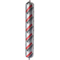 Soudal Silirub 2 | Siliconenkit | Zwart | 600 ml - 100253 - thumbnail