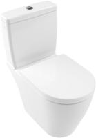 Villeroy & Boch Avento closetzitting - met deksel met softclose en quick release met RVS scharnieren wit 9m77c101 - thumbnail