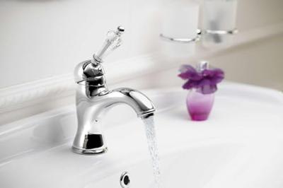Wastafelmengkraan Sapho Kirké Retro Kristal 1-hendel Gebogen 18.2 cm Chroom (incl. clickwaste)