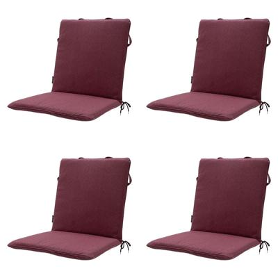 Zitje universeel 40x40 rits Bordeaux eco nature outdoor (4 stuks) Madison - Madison