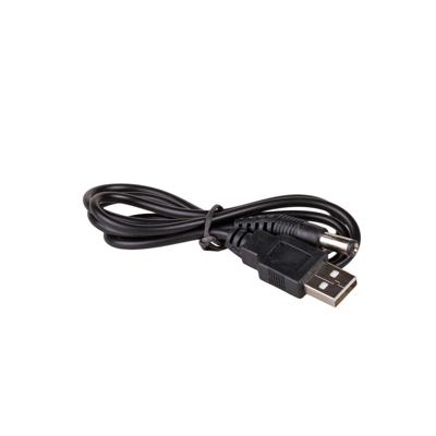 Akyga AK-DC-01 USB-laadkabel DC-stekker 5,5 mm 0.80 m Zwart