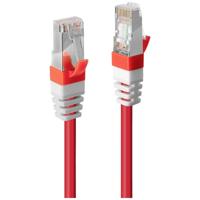 LINDY 45389 RJ45 USB-kabel CAT 6A S/FTP 7.50 m Rood 1 stuk(s) - thumbnail