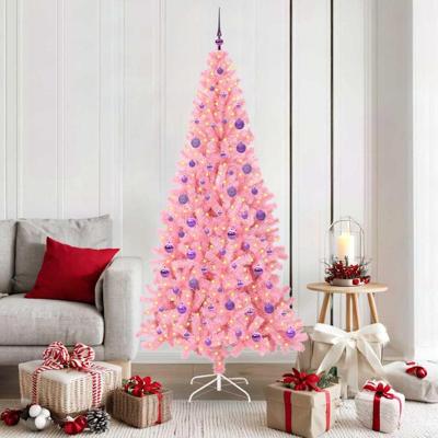 VidaXL Kerstboom met 300 led met standaard roze 180 cm pvc VidaXL Kerstboom met 300 led met standaard roze 180 cm pvc