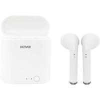 Denver TWQ-40 In Ear oordopjes Bluetooth Wit Oplaadbox Mobiele telefoon - thumbnail