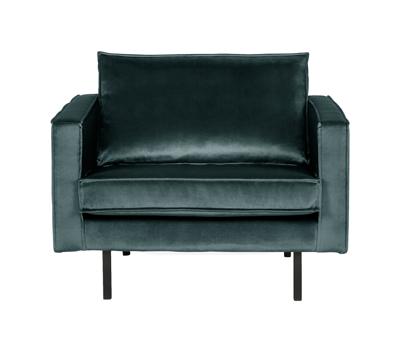 WOOOD Fauteuil 'Rodeo', kleur Teal