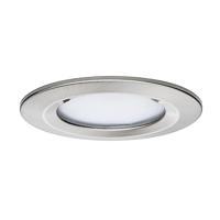 Paulmann Coin Slim LED-inbouwlamp voor badkamer Set van 3 stuks 6 W IP44 IJzer (geborsteld) - thumbnail