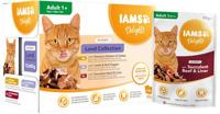 Iams Delights Adult Land Collection in gravy natvoer kat (12x85 g) 12 x 85 g - thumbnail
