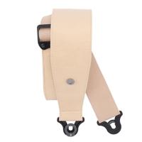 D&apos;Addario 30BAL01 Comfort Leather Auto Lock Guitar Strap Tan gitaarband - thumbnail