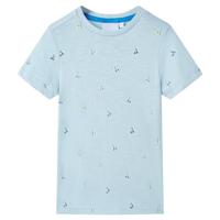 VidaXL Kindershirt 140 lichtblauw - thumbnail