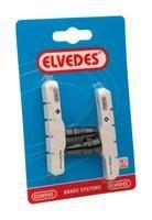 Elvedes Remblokset v-brake 72 mm - wit (op kaart)
