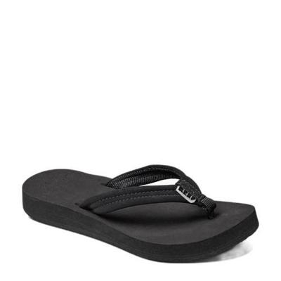 REEF Cushion Breeze Slipper Dames Black/Black 6