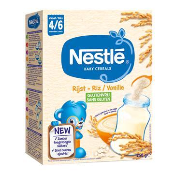 Nestle Baby Cereals Rijst Vanille Glutenvrij Granen Baby +6 Maanden 250g