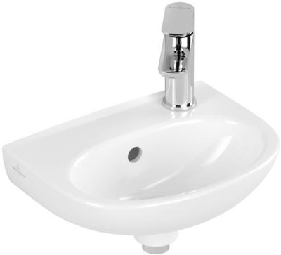 Villeroy & Boch O. Novo Fontein met kraangat 36x27,5x10 cm Wit Alpin CeramicPlus Villeroy & Boch O. Novo Fontein met kraangat 36x27,5x10 cm Wit Alpin CeramicPlus