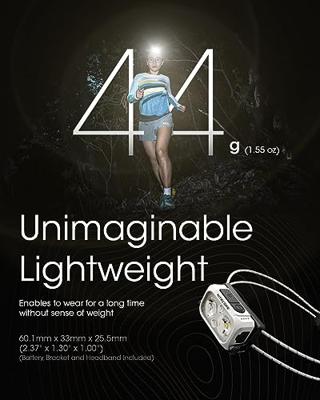 NiteCore NU21gelb Hoofdlamp LED werkt op een accu 360 lm NiteCore NU21gelb Hoofdlamp LED werkt op een accu 360 lm