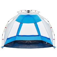 VidaXL Strandtent 2-persoons waterdicht snelontgrendeling azuurblauw - thumbnail