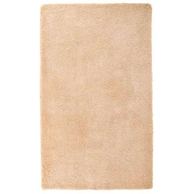 Hoogpolig vloerkleed NAVARRA 60x100 cm polyester beige