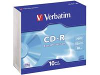 VERBATIM CD-R Extra Protection Slimcase 10 stuks - thumbnail