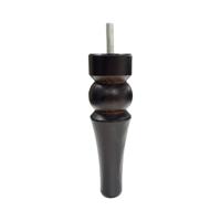 Meubelpoot bruin rond Ø 4,4 cm en hoogte 15 cm van massief hout (M8) - thumbnail